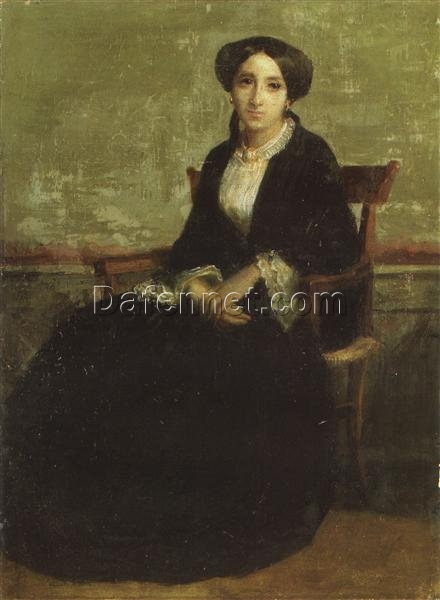 Reproduction of Bouguereau’s “Portrait of Genevieve Celine” | High-Quality Hand-painted Oil Art