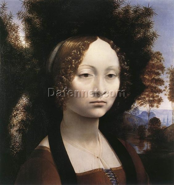 Buy Leonardo da Vinci’s “Portrait of Ginevra Benci” c.1474 – Hand-Painted Oil Painting Reproduction | Renaissance Art from Dafen Village