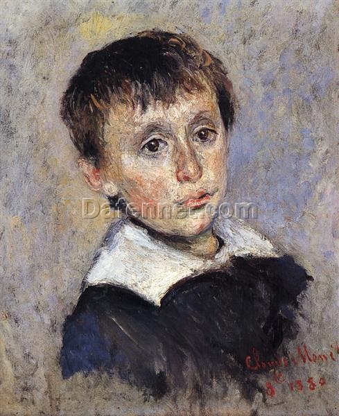 Handcrafted Reproduction of Claude Monet’s 1880 Portrait of Jean Monet | Museum-Quality Oil Painting | Dafen Village