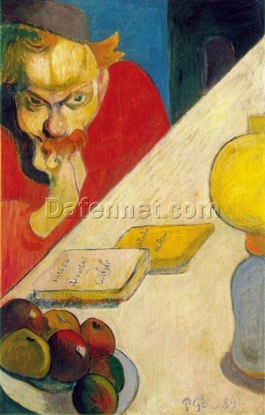 Paul Gauguin “Portrait of Meijer de Haan” 1889 – Handcrafted Oil Painting Reproduction of Famous Artwork