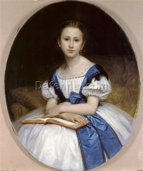 Buy “Portrait of Mlle Brissac” by William-Adolphe Bouguereau | Custom Oil Painting Reproduction from Dafen Village