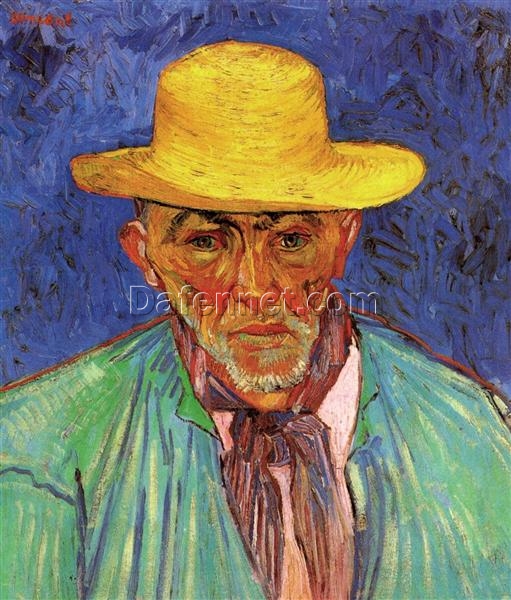 Oil Painting of Patience Escalier, Shepherd in Provence by Van Gogh – Custom Artwork from Dafen Village’s Expert Painters