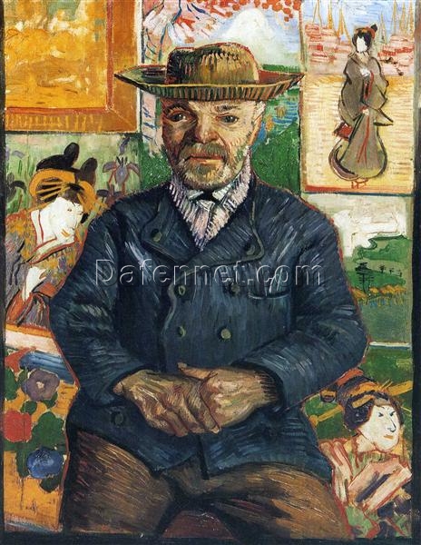 Hand-Painted Portrait of Père Tanguy (1888) by Vincent van Gogh | High-Quality Oil Painting from Dafen Village Studio