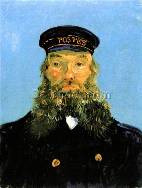 Vincent van Gogh Portrait of Postman Roulin (1888) Hand-Painted Custom Oil Painting | Dafen Village Art Studio