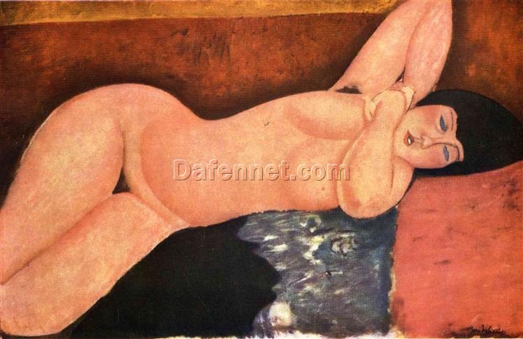 Buy Amedeo Modigliani’s “Reclining Nude” (Nu Allonge) c.1917 – Premium Oil Painting Reproduction | Custom Handcrafted Canvas Art