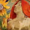 redheaded woman and sunflowers.jpgLarge