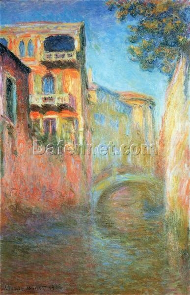 Beautiful Rio della Salute (1908) by Claude Monet – High-Quality Oil Painting Reproduction from Dafen Village