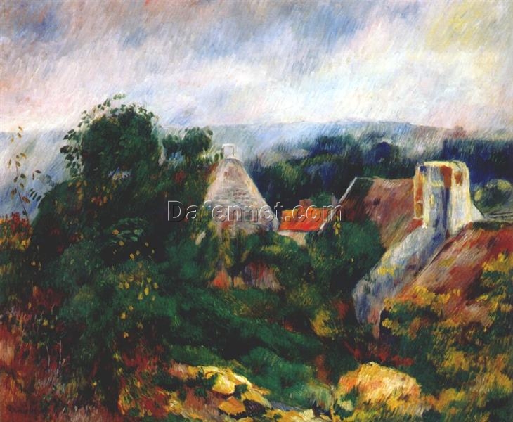 Pierre-Auguste Renoir “Roche Goyon” 1885 – Handcrafted Oil Painting Reproduction for Landscape Art Collectors