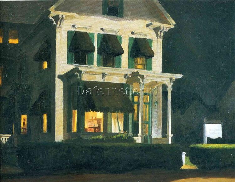 Rooms for Tourists” by Edward Hopper 1945 – Hand-Painted Oil Painting Reproduction | Fine Art Canvas from Dafen Village