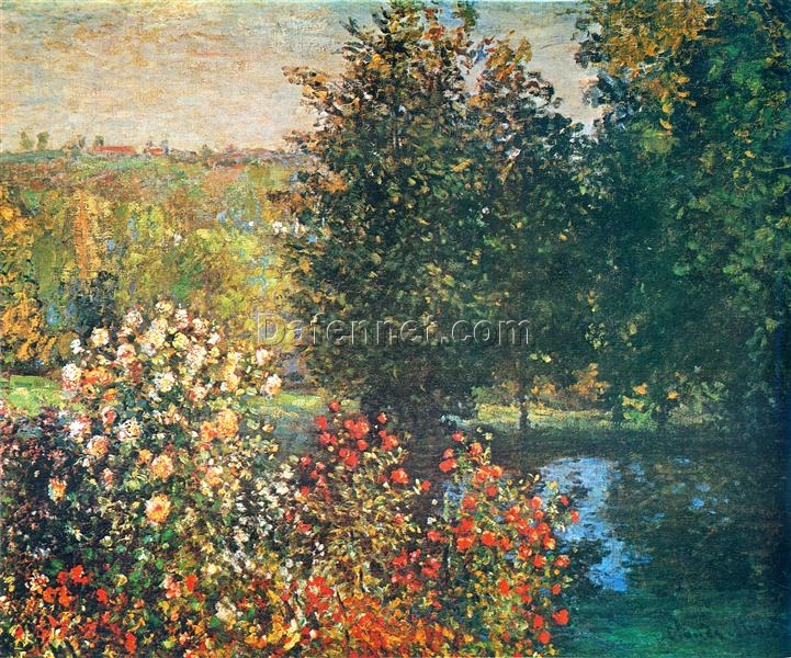 Custom Impressionist Roses in the Hoshede’s Garden at Montregon – Dafen Village Oil Painting Studio Masterpiece