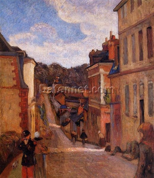 Buy Paul Gauguin’s “Rue Jouvenet, Rouen” 1884 – Premium Oil Painting Reproduction | Custom Handcrafted Canvas Art