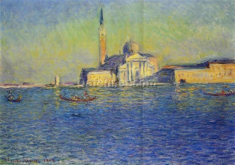 San Giorgio Maggiore (1908) Claude Monet Oil Painting – Perfect for Home Decor – Dafen Village Artists