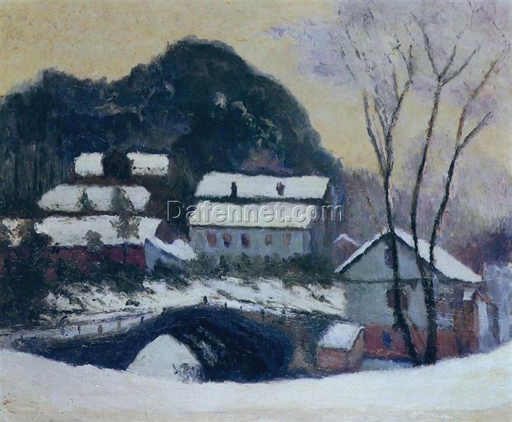 Claude Monet’s Sandviken, Norway (1895) – Beautiful Oil Painting Reproduction for Elegant Home Decor