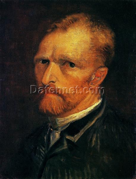 Hand-Painted Self-Portrait by Vincent van Gogh (1886) | High-Quality Reproduction from Dafen Village Studio