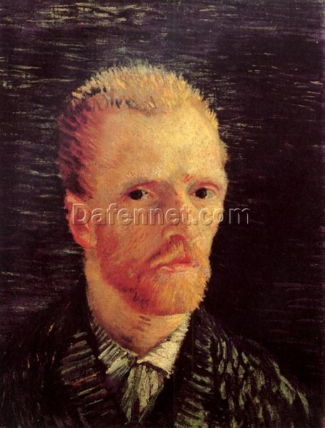 Hand-Painted Self-Portrait by Vincent van Gogh (1887) – Authentic Oil Painting Reproduction from Dafen Village Studio