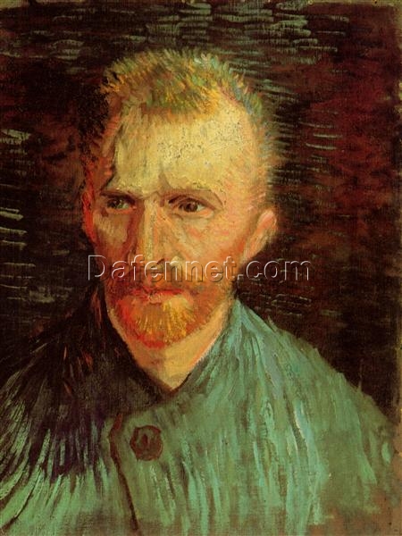 Self-Portrait (1887) by Vincent van Gogh | High-Quality Custom Oil Painting from Dafen Village Studio