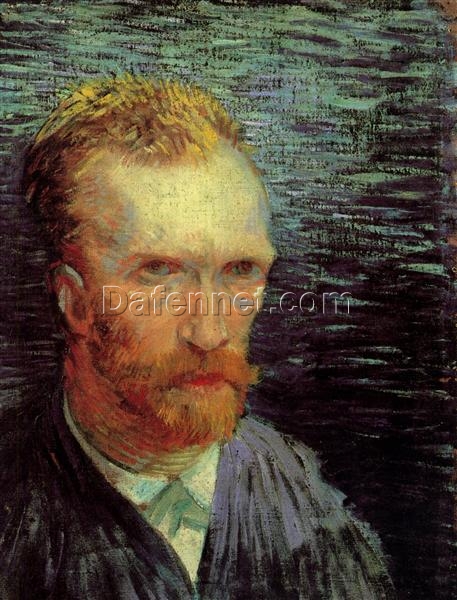 Vincent van Gogh Self-Portrait 1887 – Exceptional Handcrafted Oil Painting for Art Lovers”