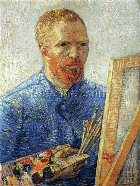 Van Gogh 1888 Self Portrait – Masterful Hand-painted Reproduction, Dafen Village Oil Art