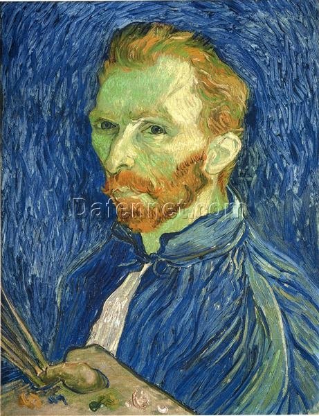 Vincent van Gogh “Self Portrait with Palette” (1889) – Stunning Custom Oil Painting for Art Collectors – Dafen Village Studio