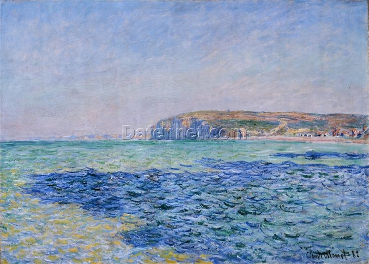 Claude Monet Shadows on the Sea at Pourville – Custom Oil Painting Reproduction from Dafen Village