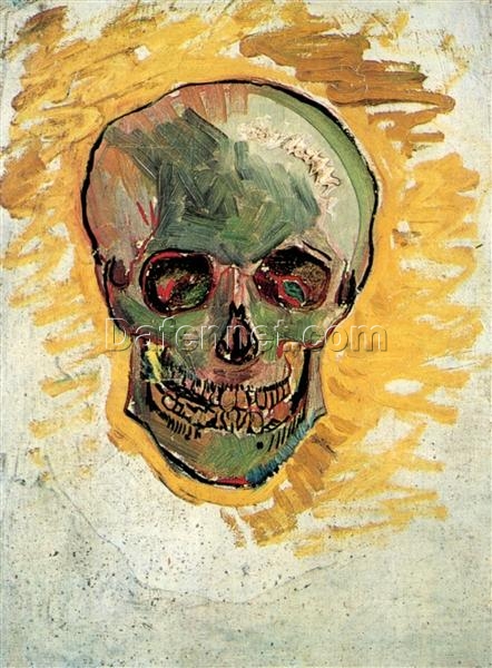 Skull (c. 1887) by Vincent van Gogh – Handcrafted Oil Painting Reproduction, Dafen Village Masterpiece