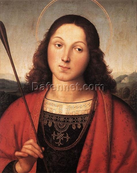 Raphael’s ‘St. Sebastian’ – High-Quality Oil Painting Replica from the High Renaissance