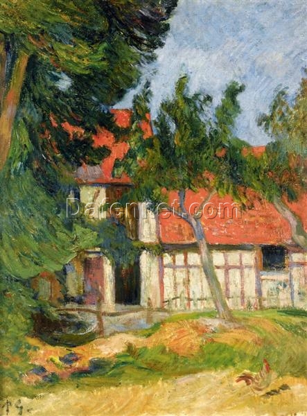 Stable near Dieppe” by Paul Gauguin – Stunning Oil Painting Reproduction | High-Quality Hand-Painted Canvas Art for Home Décor