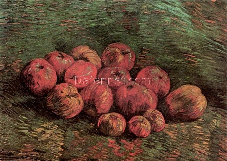 Still Life with Apples (1887) by Vincent van Gogh – Custom Oil Painting Reproduction, Expertly Crafted by Dafen Village