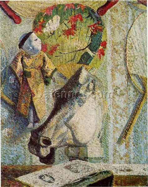 Paul Gauguin “Still Life with Horse’s Head” 1886 – Authentic Oil Painting Reproduction | Elegant Canvas Art from Dafen Village