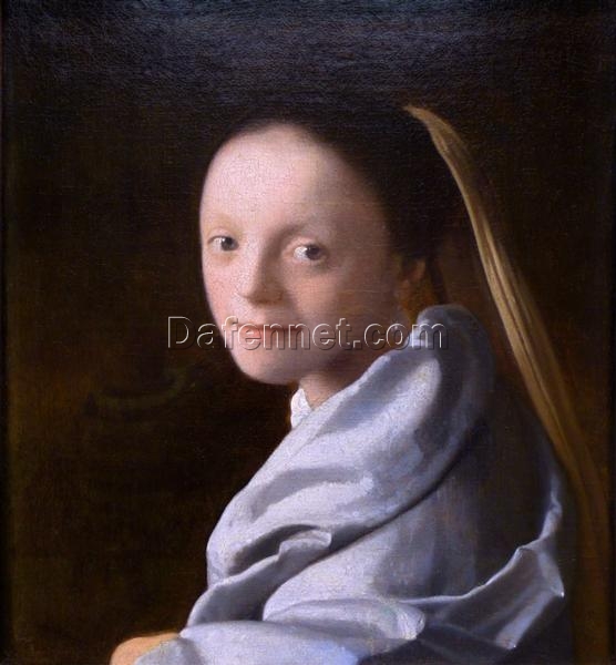 Buy Johannes Vermeer ‘Study of a Young Woman’ (c.1665-1667) – An Elegant Portrait of Reflection