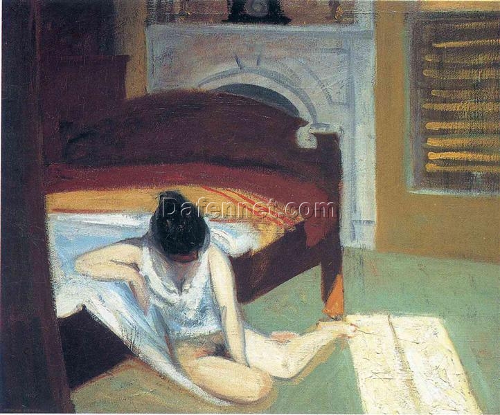 Edward Hopper “Summer Interior” 1909 – Authentic Oil Painting Reproduction | Elegant Canvas Art from Dafen Village