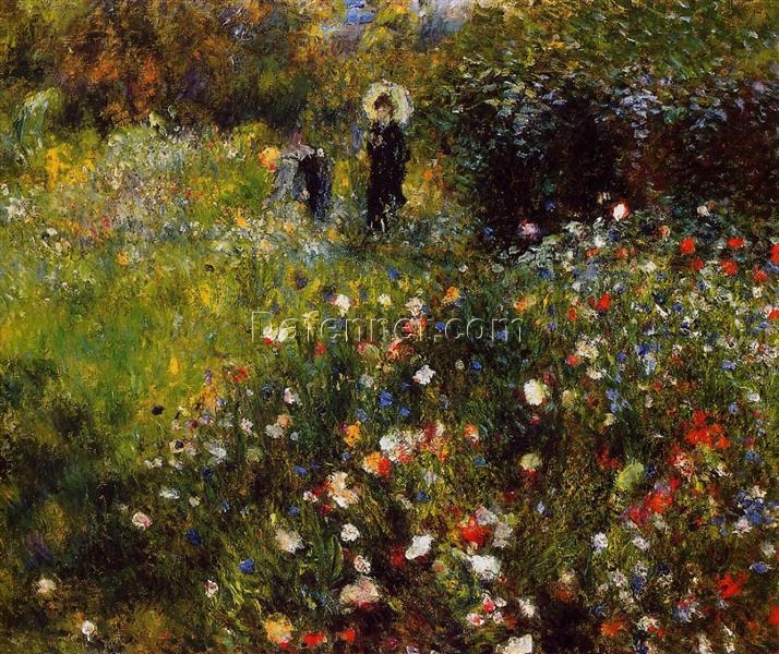 Renoir “Summer Landscape” 1875 – Fine Art Oil Painting Reproduction for Tranquil Home Decor