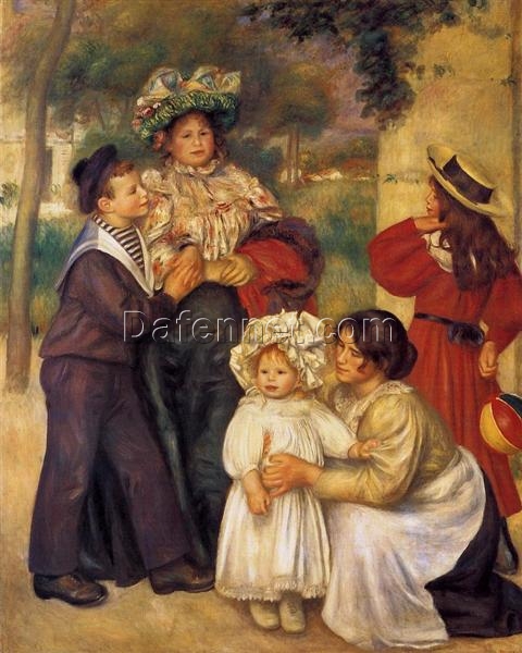 Pierre-Auguste Renoir “The Artist’s Family” 1896 – High-Quality Hand-Painted Oil Artwork for Timeless Decor