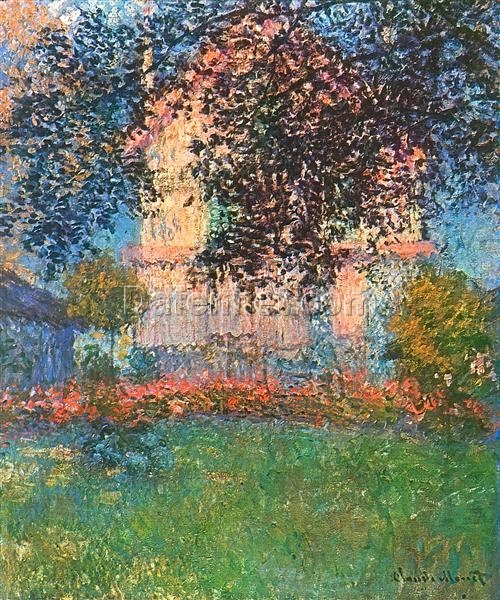 Claude Monet’s The Artist’s House in Argenteuil (1876) – High-Quality Hand-Painted Oil Painting – Dafen Village Studio Artwork