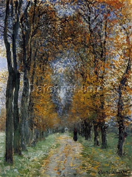 Claude Monet The Avenue 1878 Hand-Painted Oil Painting – Ideal for Wall Decor, Dafen Village Art