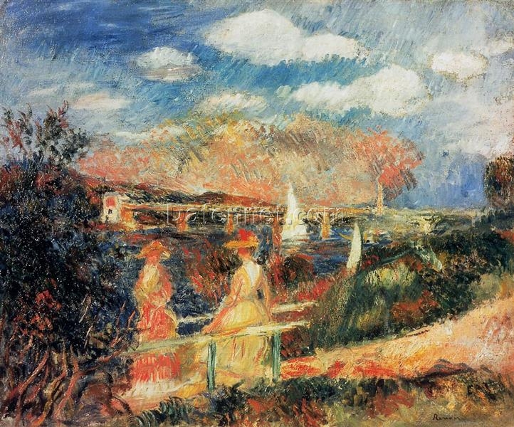 Renoir “The Banks of the Seine at Argenteuil” 1880 – Premium Handcrafted Oil Painting Reproduction