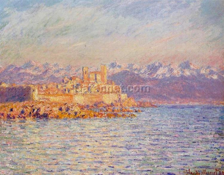 Claude Monet’s The Bay of Antibes (1888) | Custom Oil Painting Reproduction | Dafen Village Art Studio