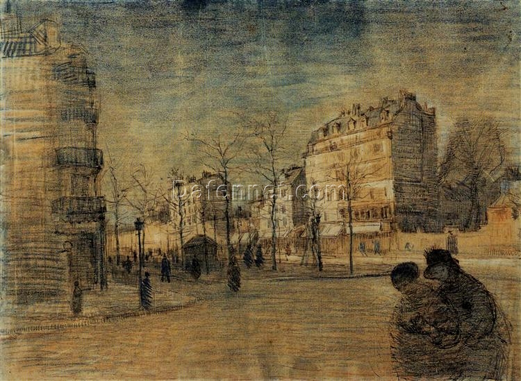 Van Gogh The Boulevard de Clichy – Hand-Painted Oil Painting Reproduction (1887) from Dafen Village