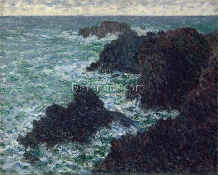 Original Oil Painting of Monet’s The Cote Sauvage (1896) – Stunning Coastal Views | Dafen Village Studio