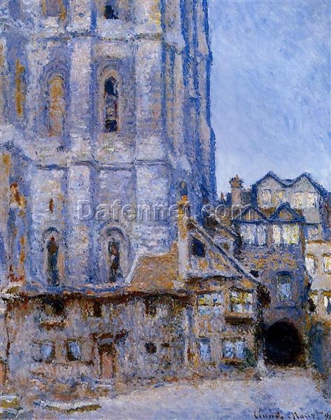 Premium Hand-Painted The Cour d’Albane (1892) by Claude Monet – Custom Oil Painting from Dafen Village Studio