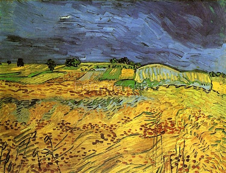 The Fields by Van Gogh – 1890 Oil Painting Reproduction, Custom Handcrafted Art from Dafen Village