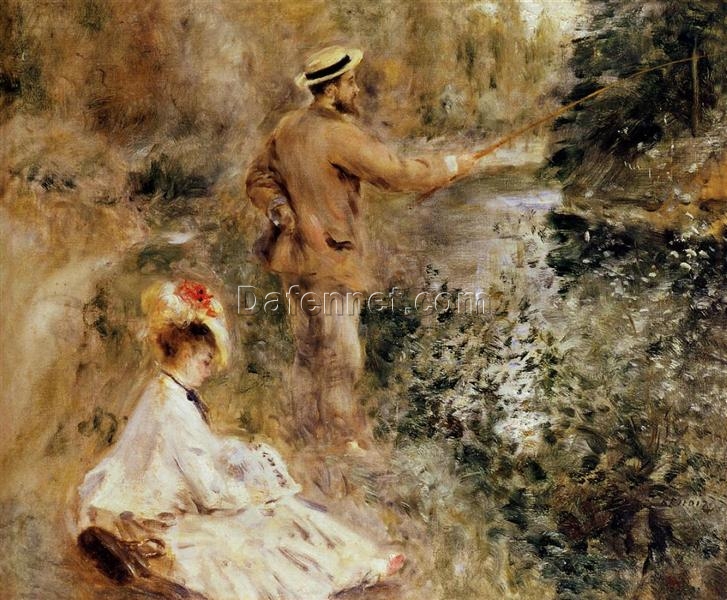 Renoir “The Fisherman” 1874 – Stunning Oil Painting Reproduction of a Classic Impressionist Seascape