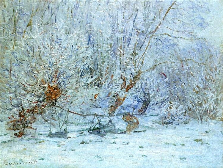 Hand-Painted The Frost (1885) by Claude Monet – Custom Oil Painting Reproduction from Dafen Village Studio