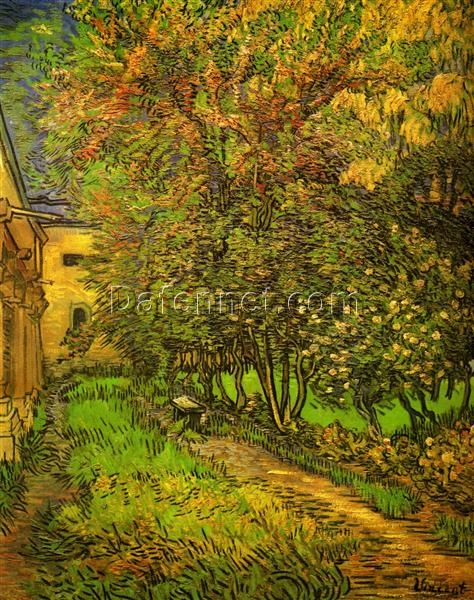 Van Gogh The Garden of Saint-Paul Hospital – Hand-Painted Oil Painting Reproduction (1889) from Dafen Village