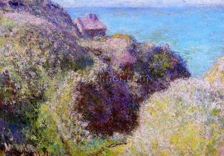 iBeautiful The Gorge at Varengeville, Late Afternoon (1897) by Claude Monet – Hand-Painted Oil Painting, Available from Dafen Village Studio