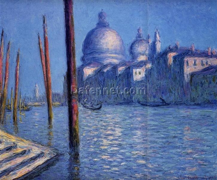 Impressionist Oil Painting of The Grand Canal (1908) by Claude Monet – Expertly Handcrafted at Dafen Village