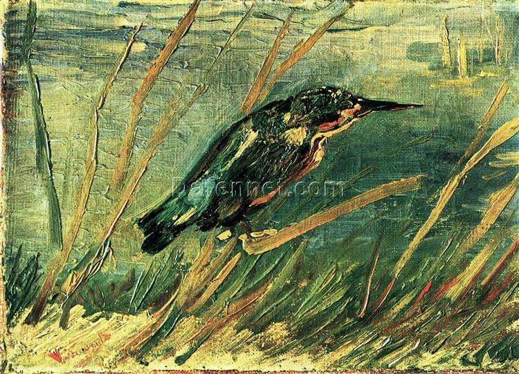 The Kingfisher by Van Gogh – 1886 Oil Painting Reproduction, High-Quality Canvas Art