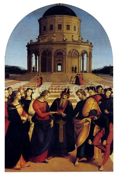 Raphael’s ‘The Marriage of the Virgin’ – High-Quality Oil Painting Reproduction in High Renaissance Style