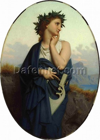 Custom Oil Painting of Bouguereau’s “Portrait of Mlle Brissac” | Elegant 1863 Artwork from Dafen Village