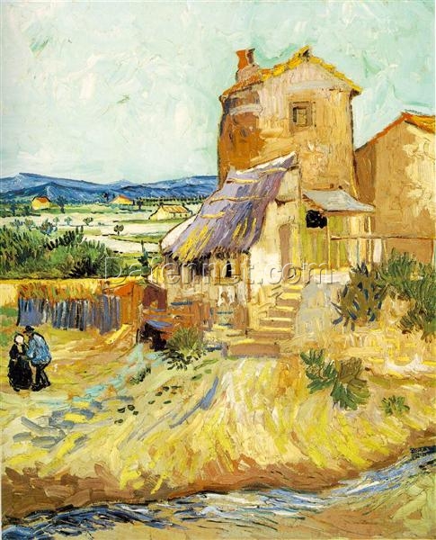 The Old Mill (1888) by Van Gogh – Hand-Painted Oil Painting Reproduction from Dafen Village